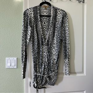 Roberto Cavalli @ H&M Y2K Leopard Cardigan S